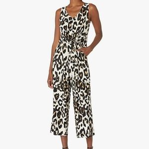 Karen Kane tie front Capri Jumpsuit